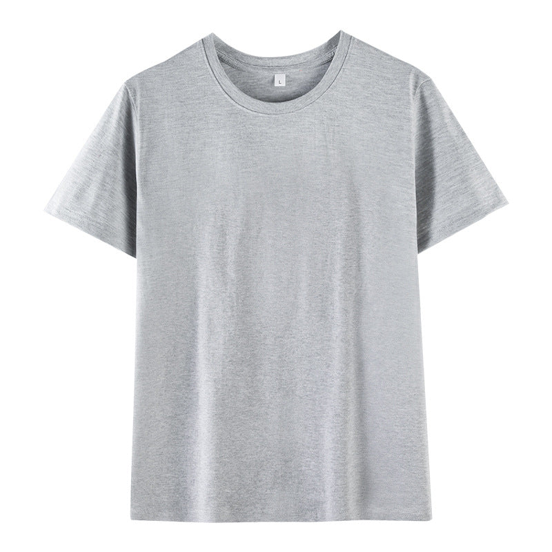 180gsm CVC 35% Cotton+65% Polyester  Crew Neck T-Shirt | Wholesale Bulk Custom Logo | S-4XL Size