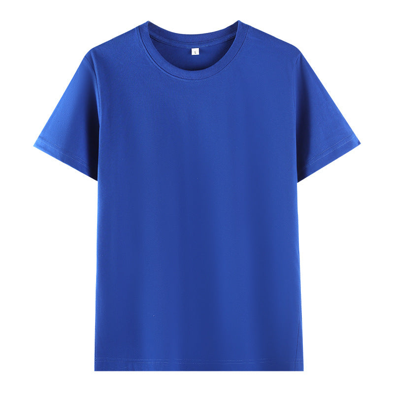 180gsm CVC 35% Cotton+65% Polyester  Crew Neck T-Shirt | Wholesale Bulk Custom Logo | S-4XL Size